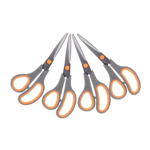 Produktbild: NESTINGHO 4 Stück Handwerks schere Trimmer Garnschere Handarbeitsschere Multifunktionsschere verbandsschere schnittlauchschere Nähgarn Büroschere Schülerschere Rostfreier Stahl