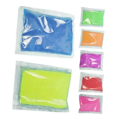 Produktbild: NESTINGHO 7 Packungen Zaubersand Kinder lustiger hydrophober Sand Sandspielzeug für draußen Kinderspielzeug bastelsand Farben Hydrophobes Sand-Lernspielzeug lustig geformter hydrophober Sand