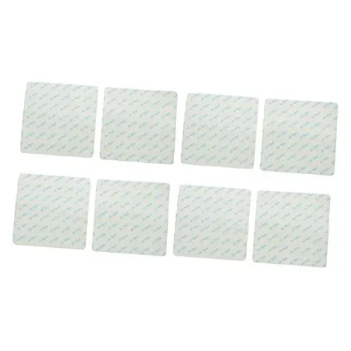 Produktbild: NESTINGHO 8st Anti-rutsch-Aufkleber Für Teppiche Gepolsterter Teppich Sofagreifer Schwarzes Doppelseitiges Klebeband Klebrige Teppichunterlage Doppelklebeband Für Parkettböden Plastik Weiß