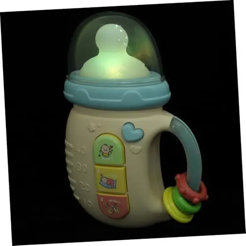 Produktbild: NESTINGHO Geschichte Maschine Flaschenspielzeug Für Babys Musikalisches Spielzeug Flasche Schüttelglocke Spielzeug Babyfläschchen Spielzeug Babyflasche Musikspielzeug Spielzeuge Rosa Plastik