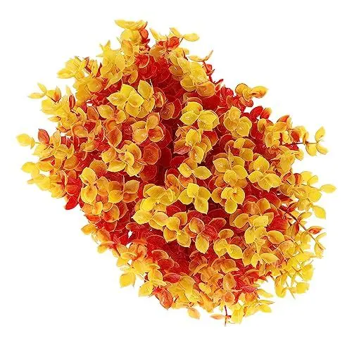 Produktbild: NESTINGHO Heimdekoration Dekorative Kugeln Simulation Grasball Pflanzenkugeln Aus Kunstrasen Künstliche Sträucher Künstliche Hängende Dekoration Unechter Topiary-Ball Orange Plastik