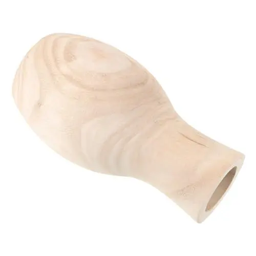 Produktbild: NESTINGHO Holzvase Pflanzgefäß Desktop-Vase-Ornament trockener Blumentopf Rustikale Blumenvase Blumentöpfe rustikale Vase kleine Vase Tischvase aus Holz Vasendekor Tischdekoration Paulownia