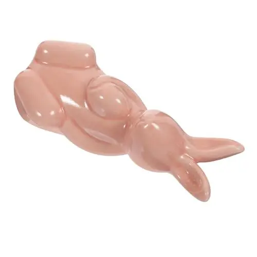 Produktbild: NESTINGHO Kaninchen-Verzierung hasenfiguren tooniesfiguren Ornamente frühlingsdekoration porzellanfigur Mini-Hasenfigur Desktop-Kaninchen-Dekoration Hasenskulptur Hasenschmuck Keramik Rosa
