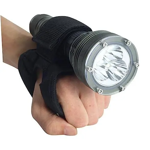 Produktbild: NESTINGHO Tauchtaschenlampenhandschuh Unterwassertaschenlampenhandschuh Tauchtaschenlampenhandschlaufe Unterwassertaschenlampenhandschuh Lichthalter Nylonhandschuh
