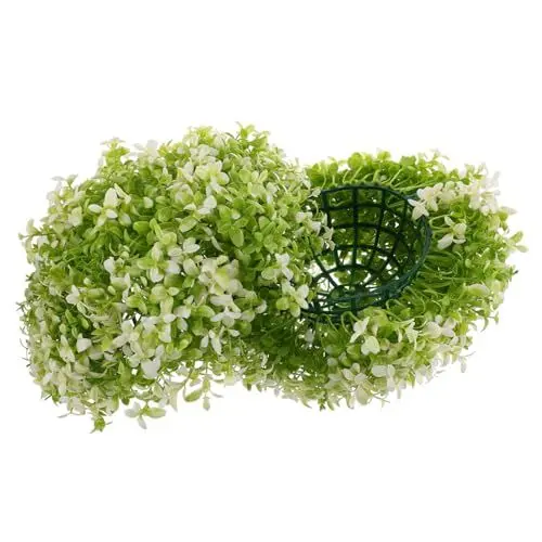 Produktbild: NESTINGHO Topiary-Ball Künstliche Pflanze Lebensechte Pflanzenkugel Topiary-Kugeln Hängende Kunstpflanzen Künstliche Formschnittkugel Grüne Pflanzenkugel Künstliche Buchsbaumkugeln Plastik