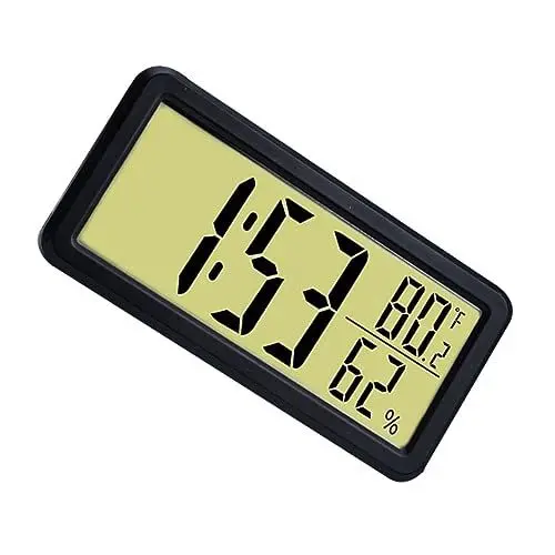 Produktbild: NESTINGHO geführter digitaler Wecker intelligenter Kalender ewige Kalenderuhr Tischuhr led Armbanduhr led car Display LED Uhr elektrische Uhr Schlafzimmer wecker Elektronisches Bauteil Black