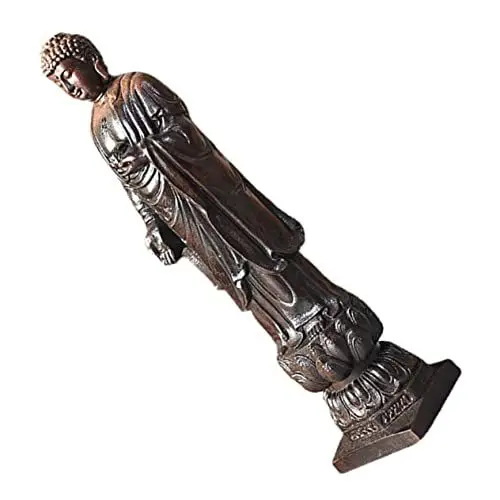 Produktbild: NESTINGHO goldene Krötenverzierung Zen-Dekor exquisites Buddha-Dekor Buddha-Statue groß kleine Buddha-Statue Buddha Statue Buddha Figuren Buddha-Figur aus Holz Meditationsdekor Adlerholz