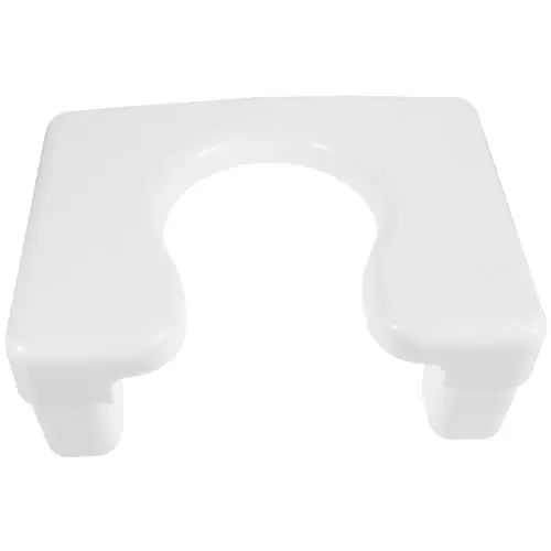 Produktbild: NESTINGHO toilettenhocker toilet stool toiletten sitz Toilettenschemel toilet seat wc-sitz Hocker für Toilette Töpfchenhocker für Badezimmer Tritthocker Ruhehocker Badezimmerhocker pp Weiß