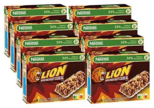 Produktbild: Nestlé Cerealien Lion Cerealien Riegel, Keine Künstlichen Aromen, 8er Pack (à 4x25g)