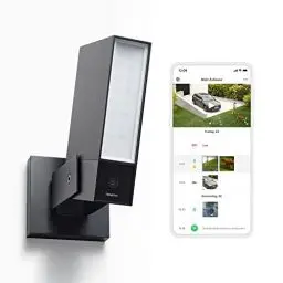Produktbild: Netatmo Smarte Überwachungskamera Außen, WLAN, Integrierte Beleuchtung 12W, Video HD 1080p 4MP, Bewegungserkennung, Nachtsicht, Ohne Abonnement, zusätzliche Micro-SD, NOC -AMZ