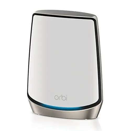 Produktbild: NETGEAR Orbi Tri-Band WiFi 6-Router (RBR860S), Abdeckung von bis zu 180 m², 100 Geräte, kostenlose Armor Security, erweiterbar für die Erstellung eines Mesh-Systems, AX6000 802.11 AX (bis zu 6 GBit/s)