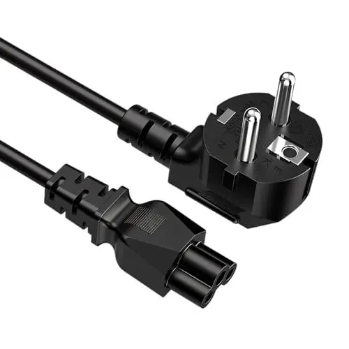 Produktbild: Netzkabel 3 Polig 1.5m Stromkabel Laptop Micky Maus Power Cable für Netzteil Laptop HP Lenovo Dell LG Asus Acer Toshiba Sony Samsung Notebook Computer Epson Drucker Scanner Monitor TV C5 Stecker Kabel