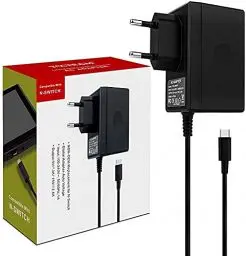 Produktbild: YTEAM Netzteil für Switch, Ladegerät für Switch, 15V/2.6A Schnelles Laden PD Netzteil für Switch/Switch Lite/Switch OLED/Switch Dock/Switch Pro Controller, Unterstützt TV-Modus, Schwarz