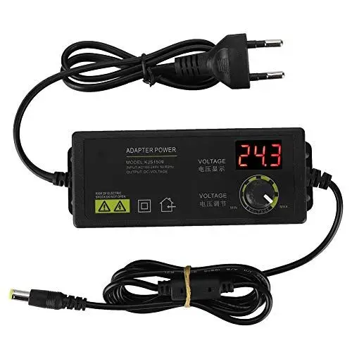 Produktbild: Netzteiladapter, 3A/9-24V 72W Einstellbares Netzteil Mehrere Schutzfunktionen mit LED-Anzeige Ladeadapter für Verschiedene Ladegeräte
