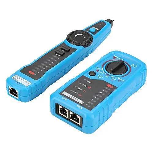 Produktbild: Kabelverfolgung, RJ11 RJ45-Tester, Multifunktionales Kabeltestgerät mit Netzwerkkabelsortierung für Telekommunikationstechnik, Haushaltsgeräte und Büro