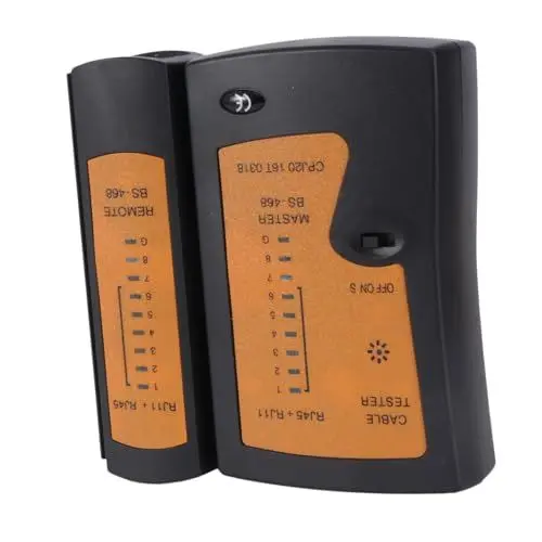 Produktbild: Netzwerkkabeltester Netzwerktester Ethernet-kabeltester Black iplusmile