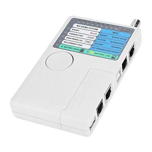 Produktbild: Sahgsa Proskit Rj45 Tester 4-in-1 Tragbarer LAN-Netzwerkkabeltester Remote Rj11 Rj45 USB Bnc UTP STP Kabel Tracker 23X11X4