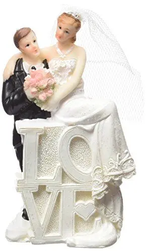 Produktbild: NEU Deko-Figur Hochzeitspaar Mann & Frau Love