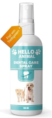 Produktbild: NEU: HelloAnimal® DENTAL Spray für Hunde und Katzen – Zahnsteinentferner auch für Zwischenräume - Zahnreinigung und Zahnpflege – Dentalspray für Mundgeruch