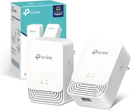 Produktbild: (Neu) TP-Link PG1200 Kit Powerline G.hn1200, 1 x Gigabit-Anschluss, Energiesparmodus, Plug & Play, Powerline der neuen Generation zuverlässiger, Nicht kompatibel mit HomePlug AV/AV2-Powerline-Adaptern