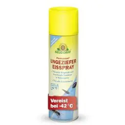 Produktbild: Neudorff Permanent Ungeziefer EisSpray – Vereist bei - 42°C fliegende und kriechende Insekten wie Ameisen, Silberfische, Fliegen und Wespen, geruchlos, insektizidfrei, 500 ml