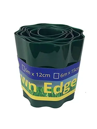 Produktbild: Neue 6M X 15cm Rolle grün Garten Rasen Kante Kante