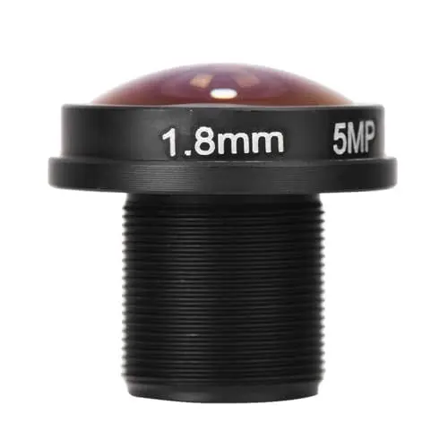 Produktbild: Neue Platine 1,8 Mm 180°-Objektiv HD 5 MP Fisheye View CCTV Weitwinkelkamera