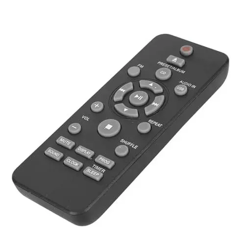 Produktbild: Neue Universal-Fernbedienung für HiFi-CD-Kombination, BTM2280 BTM2310 Fernbedienungsersatz, Stabil und Empfindlich, ABS-Material, Tragbar und Langlebig, Ergonomisch