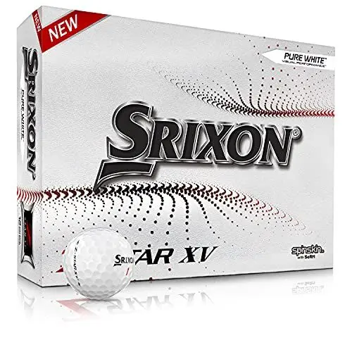 Produktbild: Neues Srixon Z Star XV 7 White - 12 Premium Golfbälle - Tour Level - Hochleistung - Urethan - 4 Stück - Premium Golfzubehör und Golfgeschenke