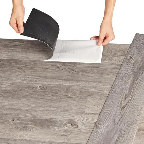 Produktbild: neu.holz Vinylboden Vanola Laminat Selbstklebend rutschfest Antiallergen Bodenbelag PVC-Platten 5,85 m² Grey Alaska Oak