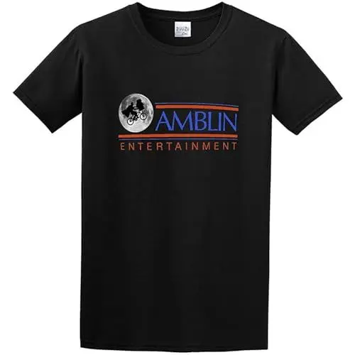 Produktbild: New Amblin Entertainment Logo Men Cotton Blend T Shirt Black XXL