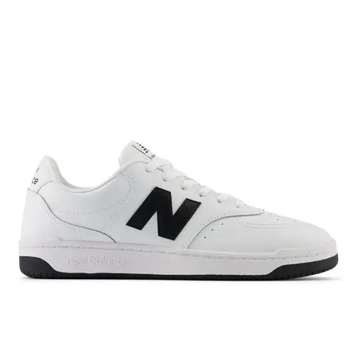 Produktbild: New Balance Herren Bb80 Sneaker, White Black D, 45 EU