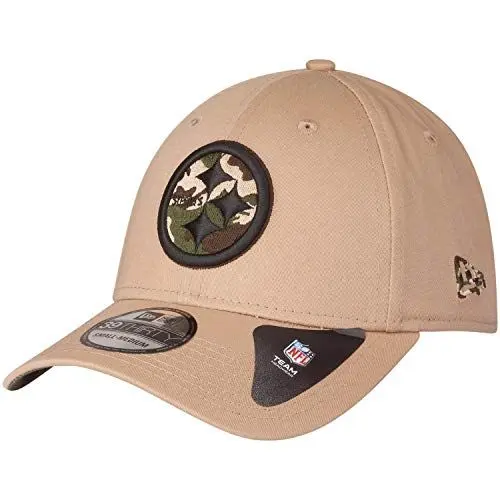 Produktbild: New Era 39Thirty Stretch Cap - CAMO Pittsburgh Steelers M/L