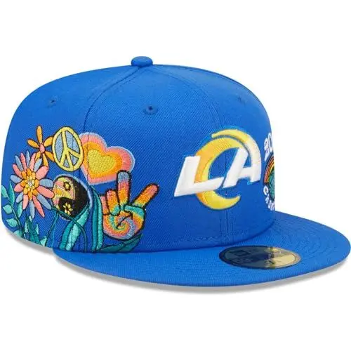 Produktbild: New Era 59Fifty Cap - Groovy Los Angeles Rams - 7 1/4