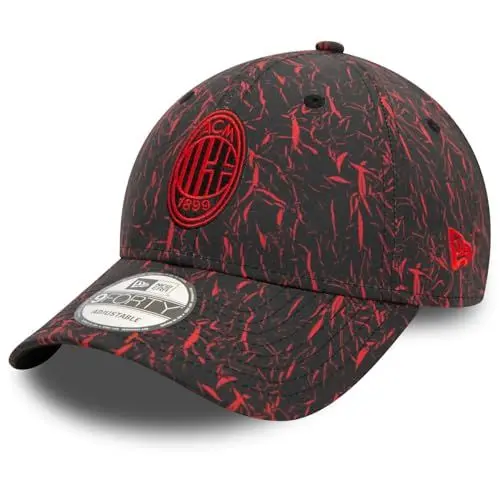 Produktbild: New Era 9Forty Strapback Cap - AC Mailand Crinkle Print
