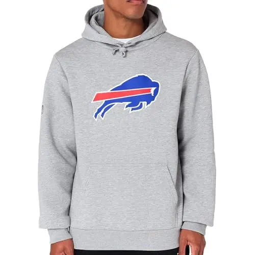Produktbild: New Era Buffalo Bills NFL Team Logo Hoody Grau Kapuzenpullover - M