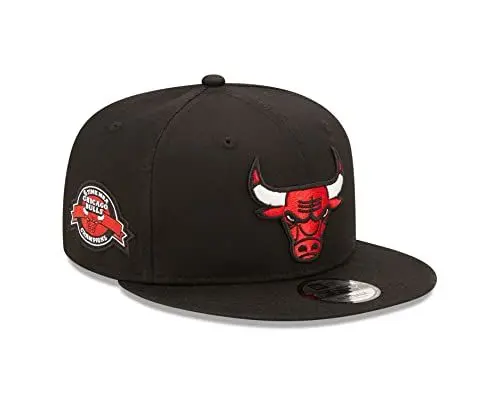 Produktbild: New Era Chicago Bulls NBA 6 Times NBA Champion Sideptach 9Fifty Snapback Cap Black - M - L