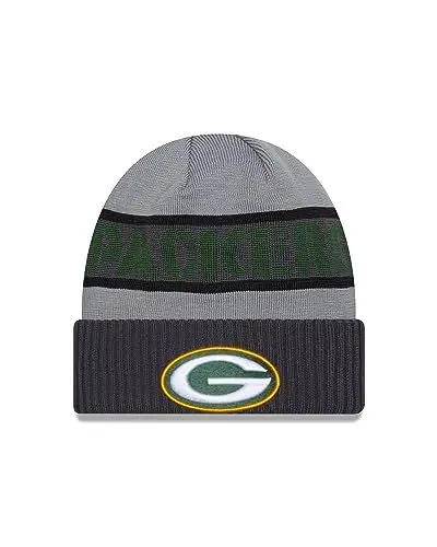 Produktbild: New era Green Bay Packers NFL 2023 Sideline Tech Knit CW Gray Beanie - One-Size