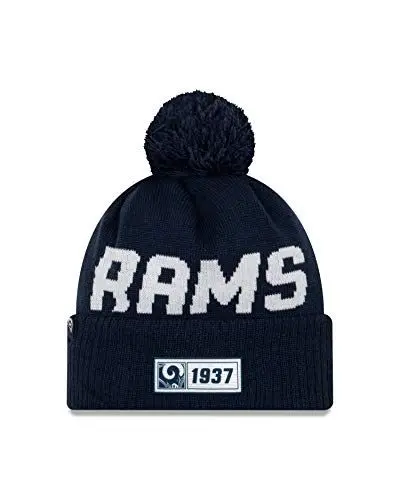 Produktbild: New Era ONF19 Sport Knit Mütze LOS Angeles RAMS Dunkelblau, Size:ONE Size