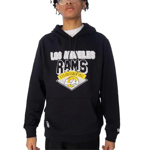 Produktbild: New Era NFL LA Rams Graphic Hoodie Herren Kapuzenpullover Navy White
