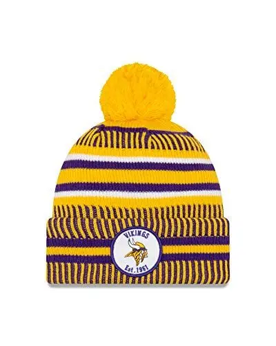 Produktbild: New Era Sideline Home 2019 Bommel Mütze Minnesota Vikings