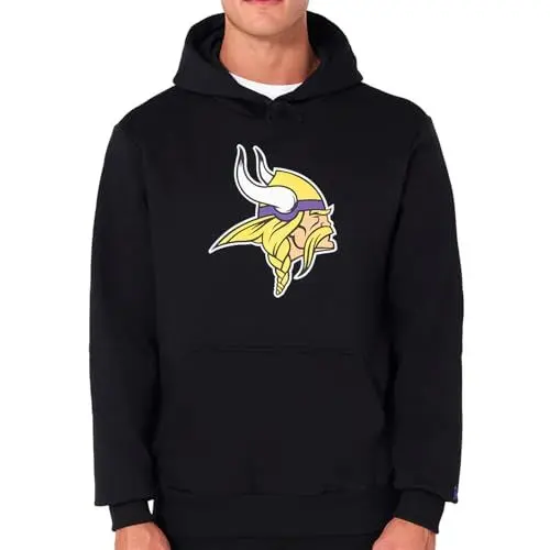 Produktbild: New Era Minnesota Vikings NFL Team Logo Hoody Schwarz Kapuzenpullover - XXL