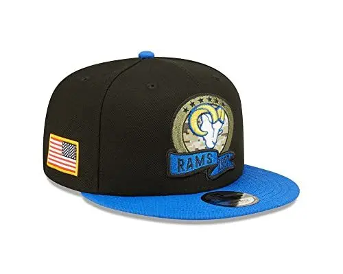Produktbild: New Era NFL LOS Angeles RAMS Salute to Service 2022 Snapback 9FIFTY Game Cap, Größe :S/M
