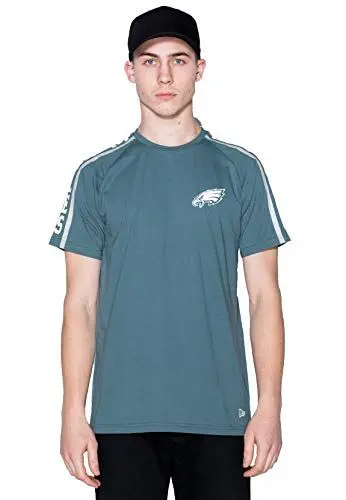 Produktbild: New Era NFL Raglan Shoulder Print T-Shirt Herren Philadelphia Eagles Türkis, Größe:S
