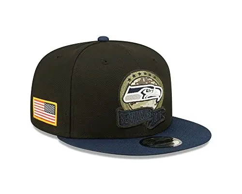 Produktbild: New Era NFL Seattle Seahawks Salute to Service 2022 Snapback 9FIFTY Game Cap, Größe :S/M