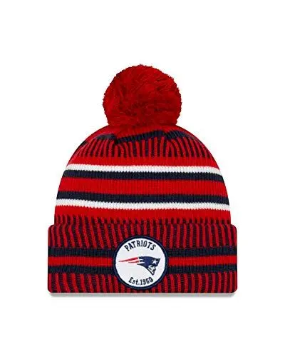 Produktbild: New Era Sideline Home 2019 Bommel Mütze New England Patriots