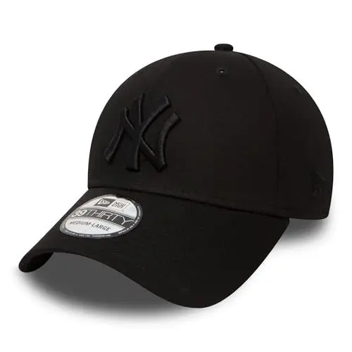 Produktbild: New Era 39Thirty League Cap - NY Yankees - Black/Black, Size:S/M