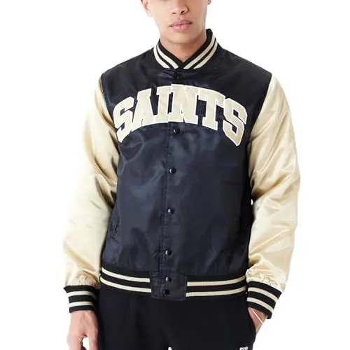 Produktbild: New Era - NFL New Orleans Saints Satin Bomber Jacke, Größe:XL