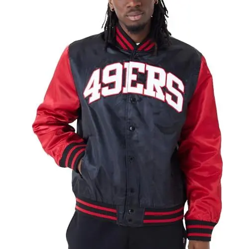 Produktbild: New Era - NFL San Francisco 49ers Satin Bomber Jacke, Größe:S