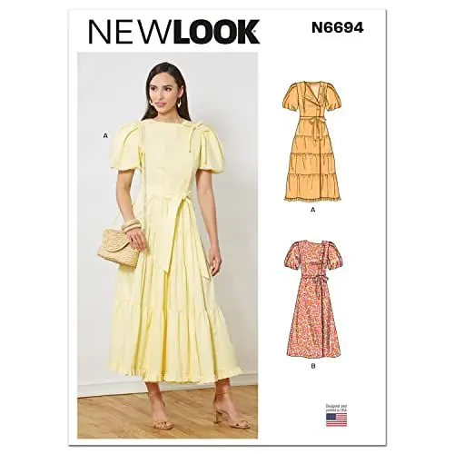 Produktbild: New Look UN6694A Schnittmuster N6694 Damenkleider, 6-8-10-12-14-16
